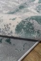 Килим Luxury 06185a turquoise-vizon